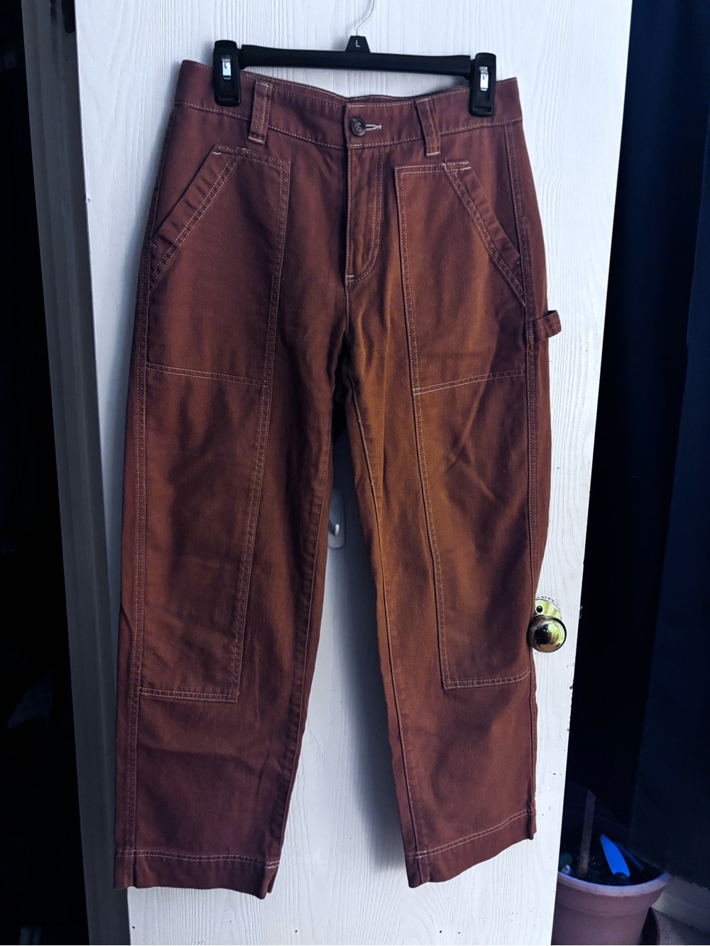 Old Navy womens Rust Brown Cargo Pants
